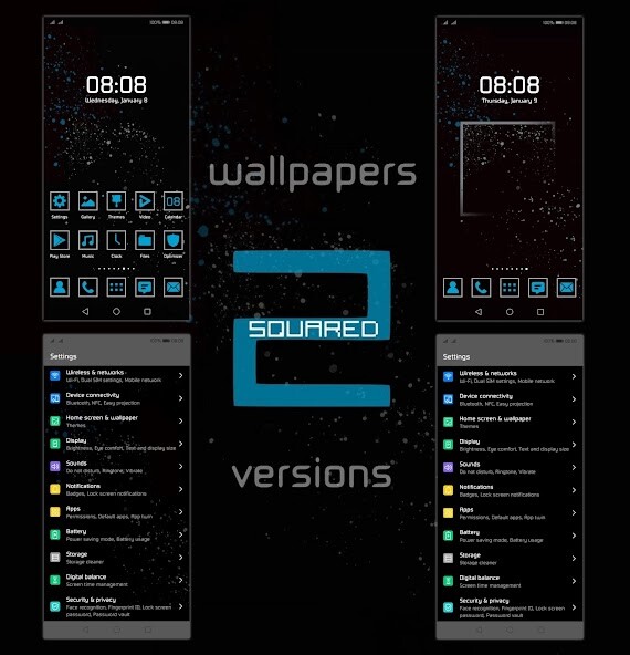 Run android online APK [EMUI 9.1]Squared Theme from MyAndroid or emulate [EMUI 9.1]Squared Theme using MyAndroid